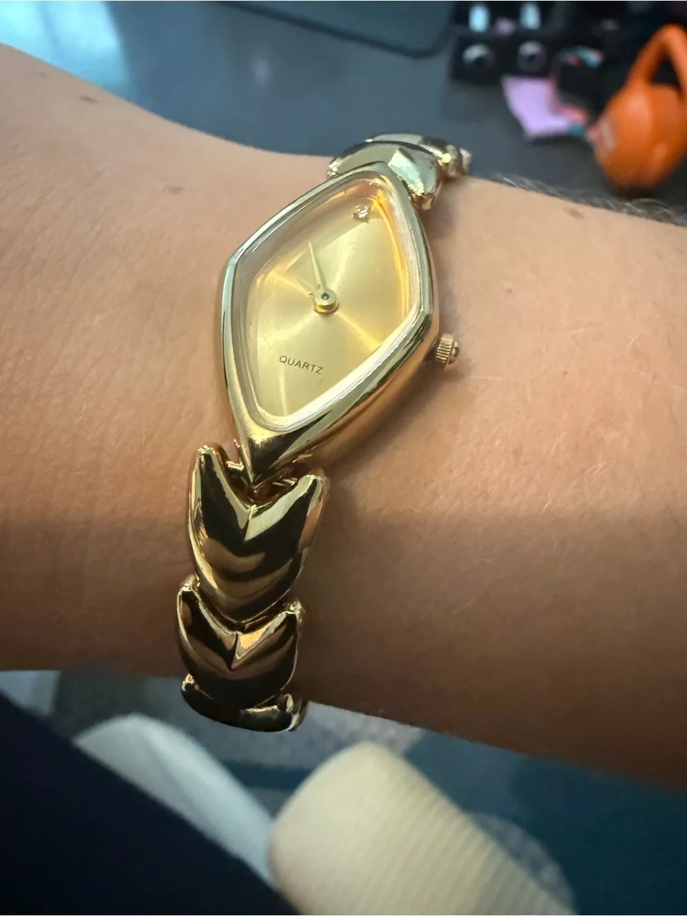 Gold-Tone Women’s Bracelet Watch - needs battery